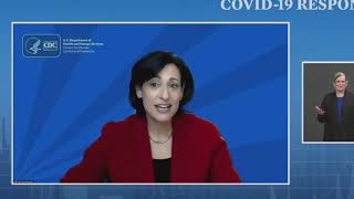 LIVE Dr Fauci and the White House COVID response team speak after CDC updates travel guidelines [upl. by Neiviv964]