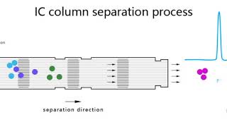 Ion Exchange Chromatographic Column Ion Separation [upl. by Rehttam75]