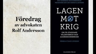 Vad säger FNstadgan och folkrätten om kriget [upl. by Darnoc]