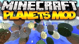 Minecraft PLANETOID Biome Planets Mod Showcase [upl. by Cohdwell9]