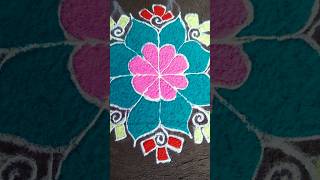 Rangoli design  rangoli  easy rangoli for diwali [upl. by Haisej]