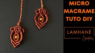 Tuto MicroMacramé DIY  Technique quotFinition de Cordons de Collierquot [upl. by Coppins]