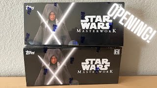 Opening Two 2022 Star Wars Masterwork Master Boxes [upl. by Cortie]