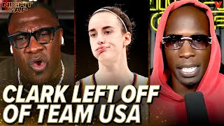 Unc amp Ocho react to Caitlin Clark being left off Team USA Olympic roster  Nightcap [upl. by Ahsiek]