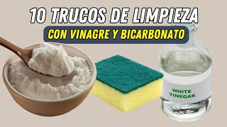 10 TRUCOS de Limpieza con VINAGRE y BICARBONATO 🧽✨ [upl. by Jea]