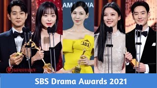 Winners List Of SBS Drama Awards 2021 🥰😍 [upl. by Alarise224]