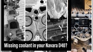 Missing coolant mystery in Navara D40 [upl. by Inohtna]