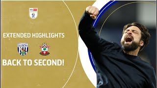 BACK TO SECOND  West Brom v Southampton extended highlights [upl. by Demodena]