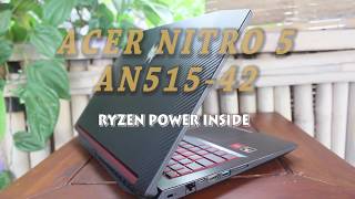 Acer Nitro 5 AN51542 Review Ryzen Power Inside [upl. by Annoeik]