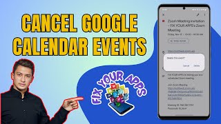 How to Cancel Google Calendar Events [upl. by Schlosser922]