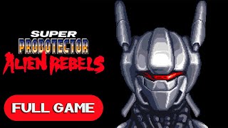 Super Probotector Alien Rebels SNES FULL GAME Longplay Gameplay Walkthrough Playthrough VGL [upl. by Ainerol]