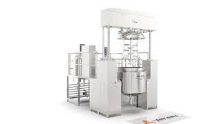 Pharmaceutical Homogenizing Emulsifying Mixing Equipment for Ointment Gel Making [upl. by Kroy]