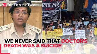 Kolkata Police deny allegations of ruling doctors death at RG Kar medical college as suicide [upl. by Nylatsyrc]