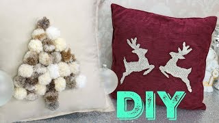 DIY COJINES NAVIDEÑOS EXPRESS DIY EXPRESS CHIRSTMAS PILLOWS PAOLA HERRERA [upl. by Akined]