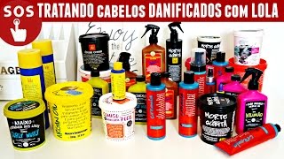 Kit SOS Low Poo Como Tratar Cabelos Danificados com Lola Cosmetics  Karina Viega [upl. by Erodroeht]