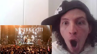 Meshuggah  Straws Pulled at Random Live Reaction [upl. by Etnwahs200]