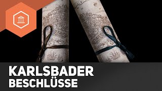 Karlsbader Beschlüsse [upl. by Atiuqaj]