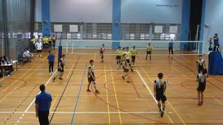 2018 B Div National Quarter Final Boys AMK vs HCI 20 set 1 [upl. by Ilrac]