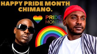 Chimano Happy Pride Month🌈 Bien Sauti Sol Gifts Chimano On This Important Month For The LGBTQ [upl. by Auoy]