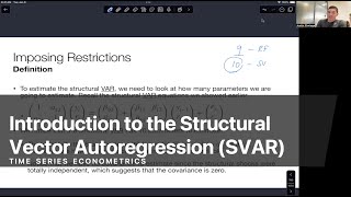 Introduction to the Structural Vector Autoregression SVAR [upl. by Lexie]