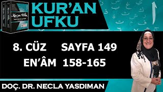 149 KURAN SAYFASI Kelime MealiİrâbıKısa Tefsiri ENÂM 158  165 Necla Yasdıman Kuran Ufku [upl. by Oicneconi]