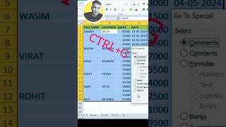 Excel Basic to Advanceshorts shortvideo shortsfeed shortsviral youtubeshorts exceltips share [upl. by Anawait]