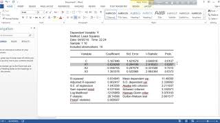 Regression in Eviews and Interpretation of Regressio Result  Abhik Defines [upl. by Imalda982]