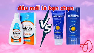 So sánh dầu gội trị gàu dầu selsun và jasunny loại nào tốt hơn [upl. by Eiramyllek]