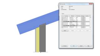 Revit 2011  Wall Connection to Roof [upl. by Airdni]