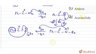 Reaction of benzamide KOH and bromine yields   CLASS 12  ALDEHYDES KETONES amp CARBOXYLIC AC [upl. by Rotsen]