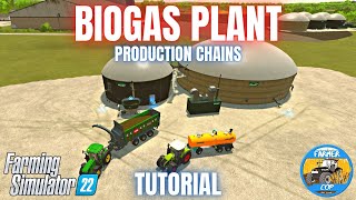 GUIDE TO THE BGA OR BIOGAS PLANT  Farming Simulator 22 [upl. by Ahsik590]