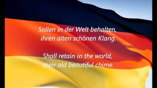 German National Anthem  quotDas Deutschlandliedquot DEEN [upl. by Lemmueu]