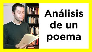 Análisis métrico de un poema Métrica básica Antonio Machado [upl. by Lepp]