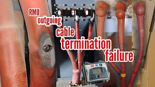 RMU OUTGOING CABLE TERMINATION FAILURE [upl. by Eiromem411]