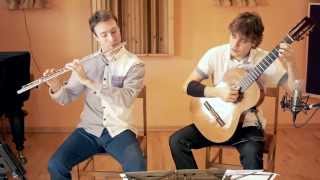 Antonín Dvořák Humoresque n 7 op 101 AirString Duo flute and guitar [upl. by Wong757]