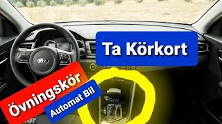 Övningskör med Automat Bil  Ta körkort  Driving in Stockholm Sweden  آموزش رانندگی در سوئد [upl. by Ursal]