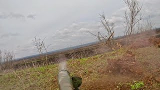 Combat GoPro  International Marksman Defending Bakhmut [upl. by Rim762]