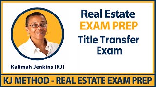 Real Estate Exam Prep – Title Transfer Exam [upl. by Cowan]