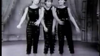 McGuire Sisters Vaudeville routine 2961 [upl. by Yclehc]