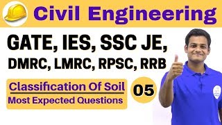 300 PM  Civil by Nikhil Sir  Day 05  Classification of Soil and Expected Questions  PartI [upl. by Mendive]