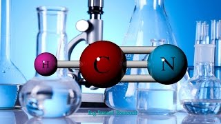 Hydrogen Cyanide 3D Molecule Animation [upl. by Oakleil]