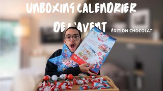 UNBOXING CALENDRIER DE L’AVENT  EDITON 1 KINDER [upl. by Yartnod]