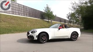 Abarth 124 Spider Turismo 2018 125 kW  170 PS Review  Test  Fahrbericht [upl. by Sregor613]