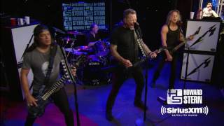 Metallica quotMaster of Puppetsquot Live on the Howard Stern Show [upl. by Nilahs]