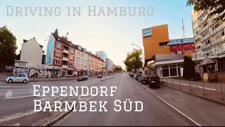 Driving in Hamburg Eppendorf ➡️ Barmbek Süd4K [upl. by Gnous160]