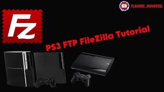 PS3 how install FTP FileZilla Tutorial [upl. by Akerboom1]