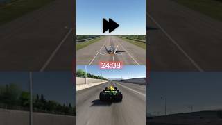 F22 vs F1 Car Drag Race [upl. by Ahsinauq700]