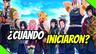 ¿ Cuando se hicieron pilares y cuanto tiempo lo fueron   kimetsu no yaiba [upl. by Fancy699]