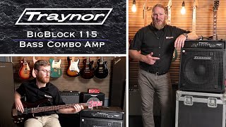 Traynor BigBlock 115 Bass Combo Amp Product Demonstration [upl. by Jedd]