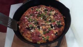 Episode 5 Cast Iron Skillet Pizza with the Fixins [upl. by Aslam]